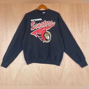 @1992 Ottawa Senators Black Sweater